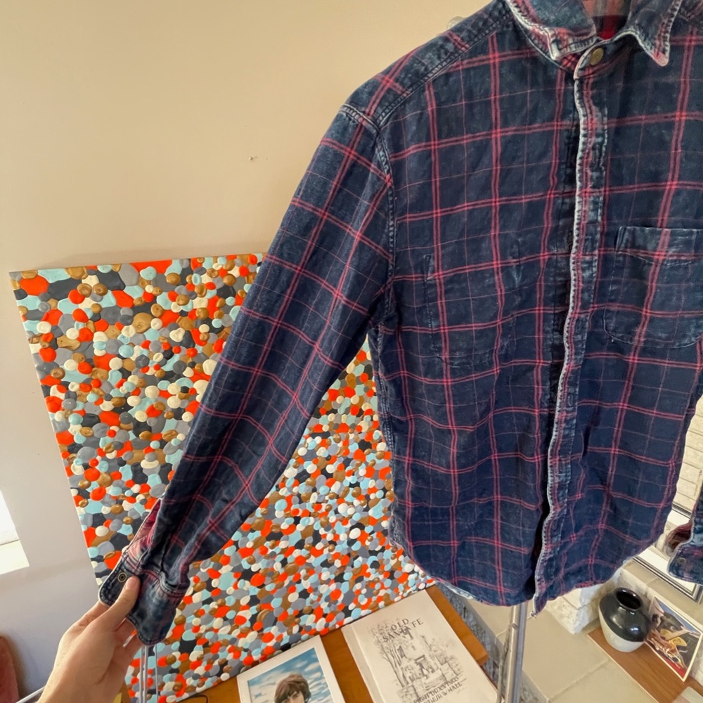 Faherity Reversible Indigo dyed Flannel - Picture 7 of 11